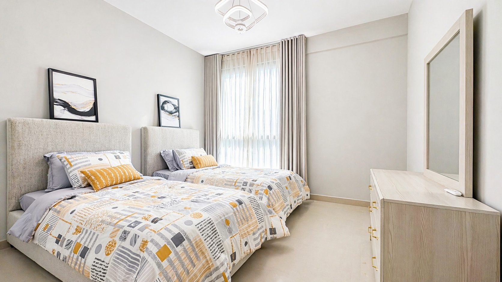 Two-Bedroom Apartment with Pool and Gym