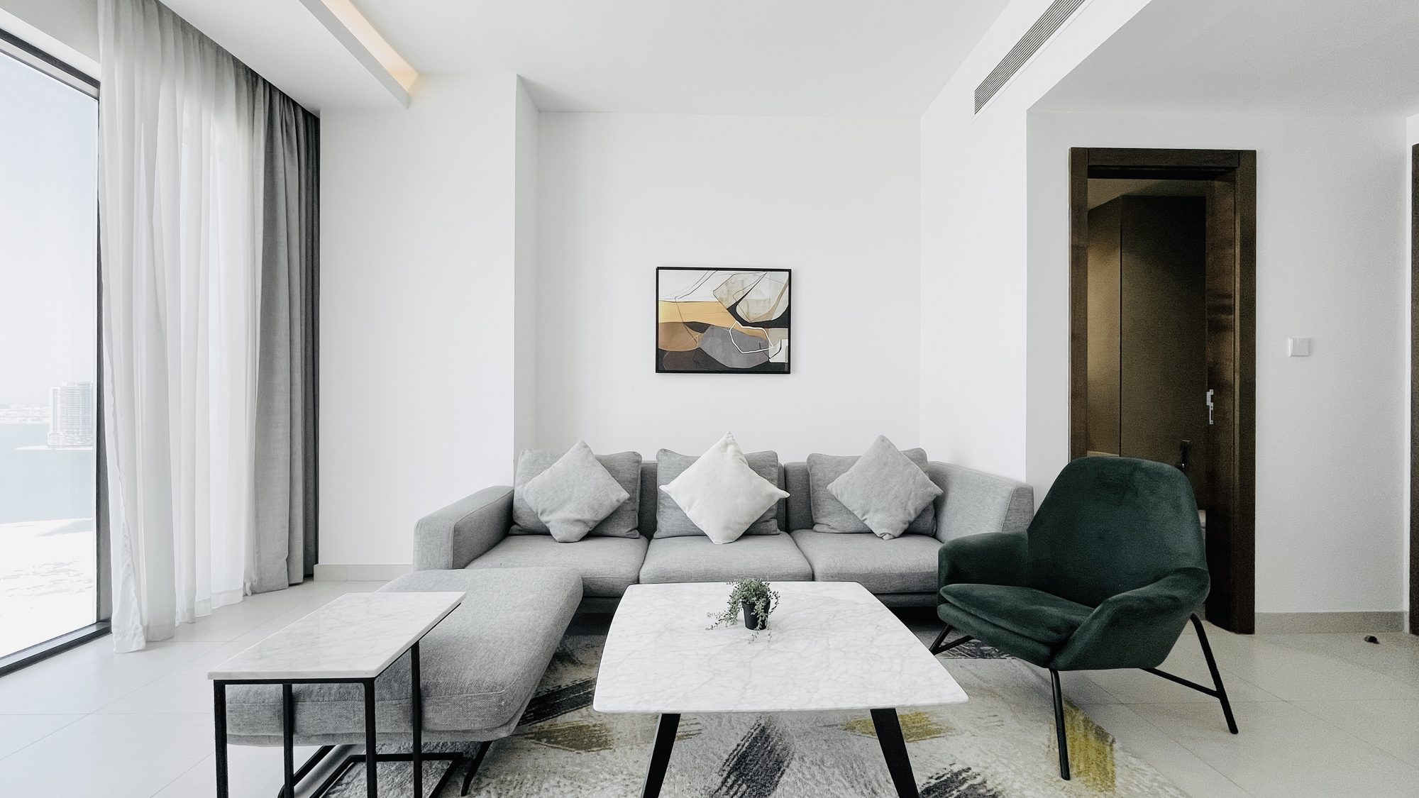 One-Bedroom Apartment with Water View