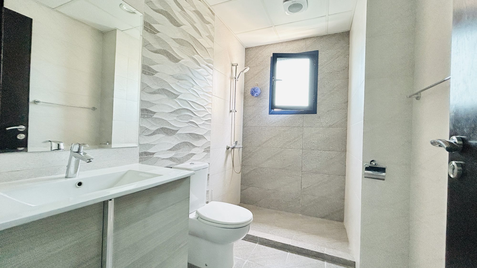 Two Bedroom Semi-Furnished Apartment with Balcony
