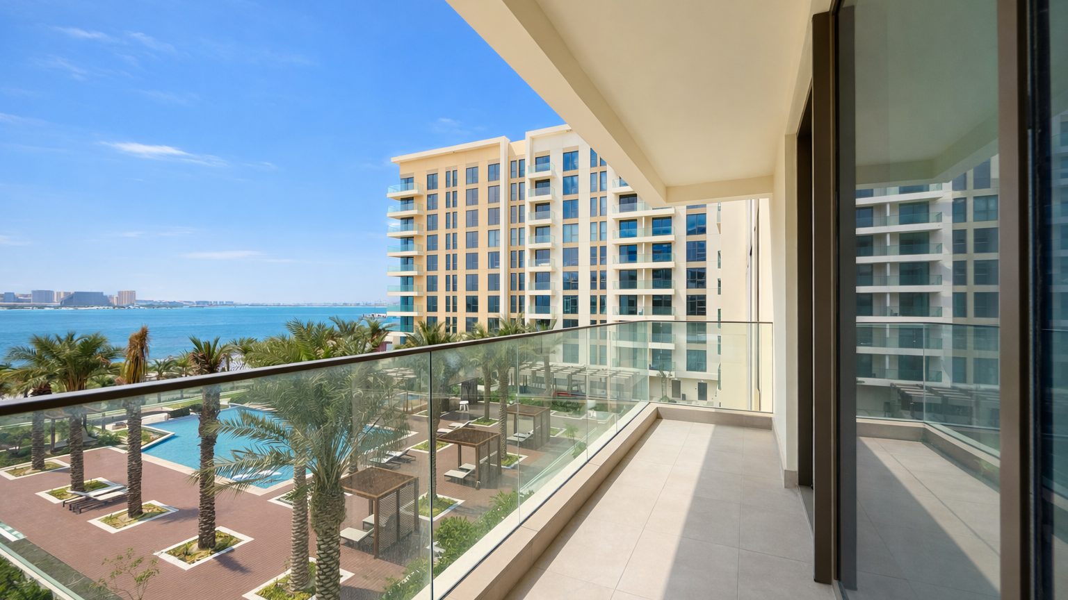 Three Bedroom Apartment with Maid Room