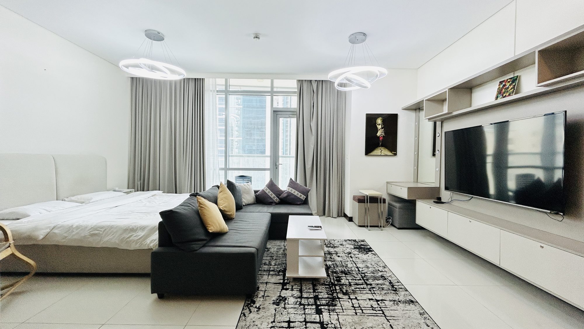 Fully-Furnished Studio Apartment, 63sqm