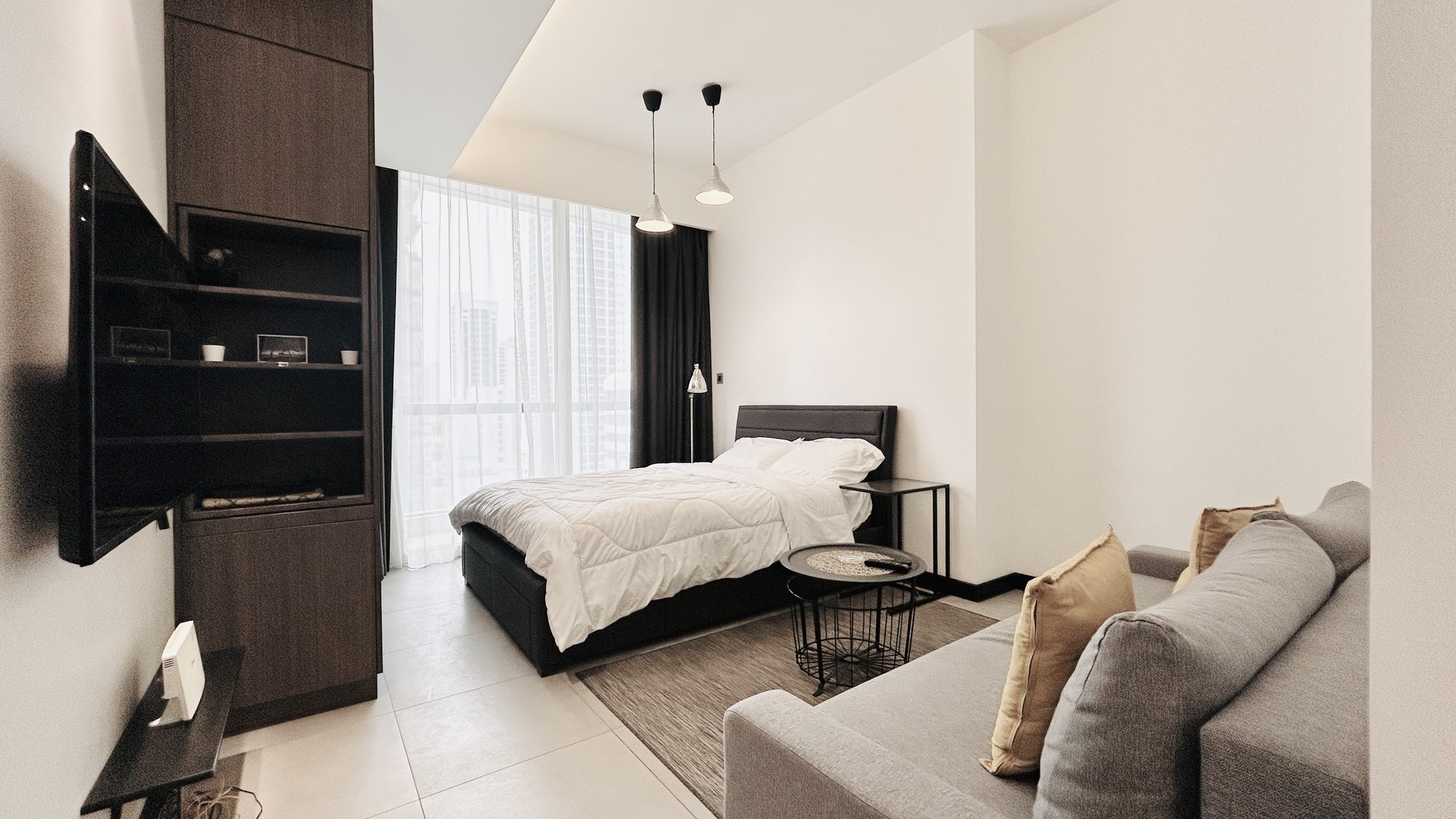 Fully-Furnished Studio Apartment with Balcony