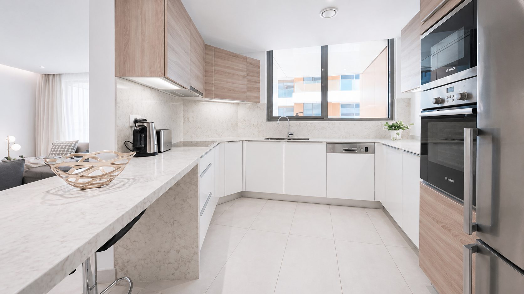 Two-Bedroom Apartment with Three Bathrooms