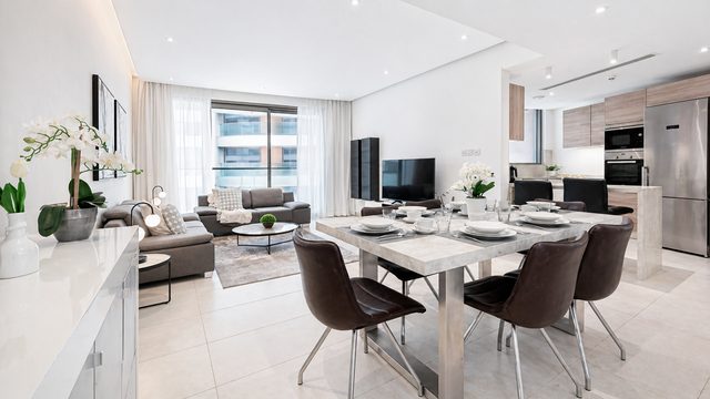 Two-Bedroom Apartment with Three Bathrooms