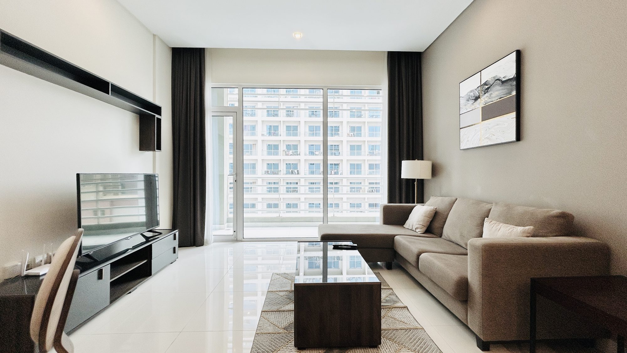 One Bedroom Apartment with Two Bathrooms