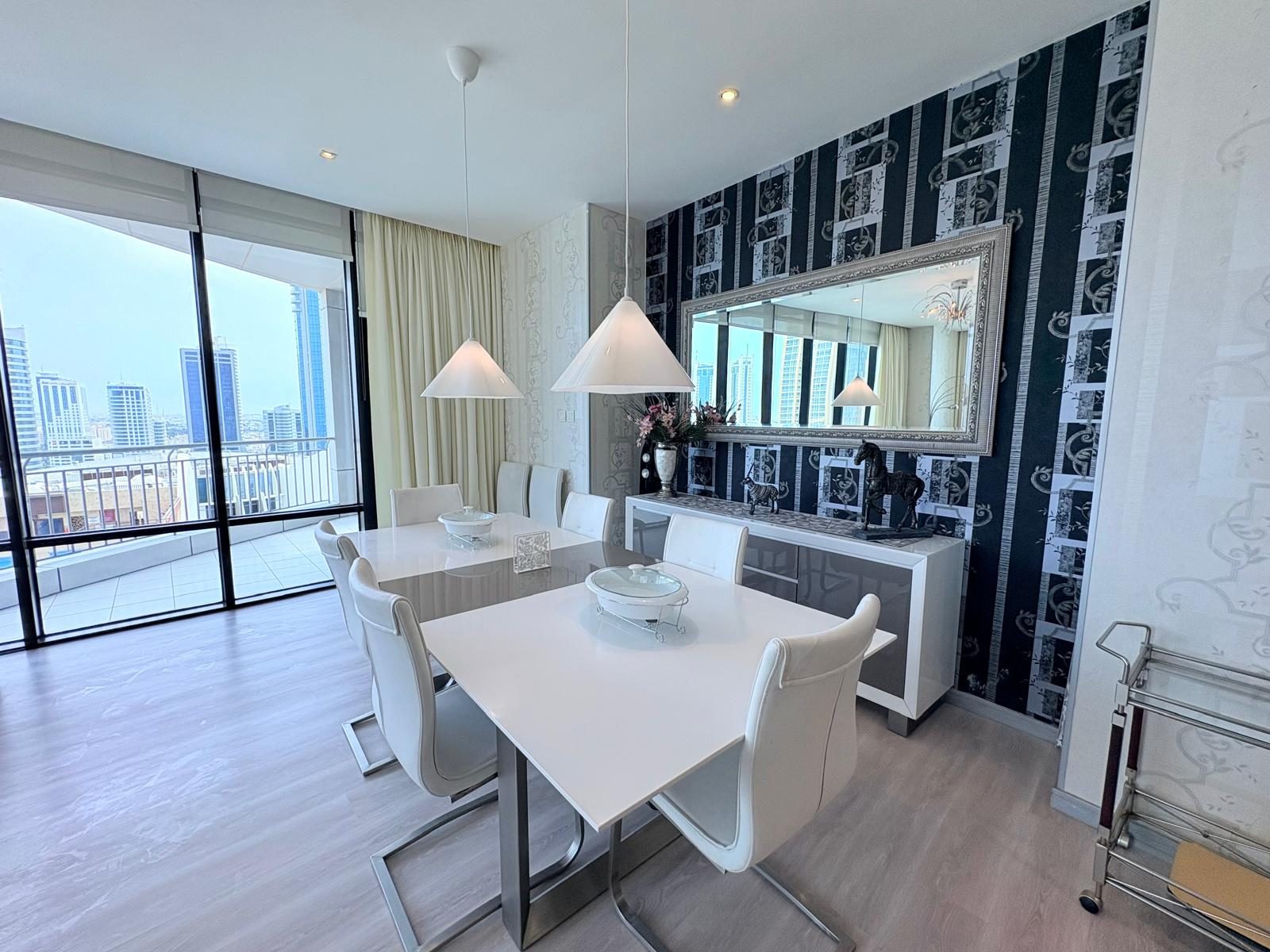 3-Bedroom Apartment with Pool and Gym Access