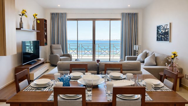 2-Bedroom Apartment with Water Views and Pool