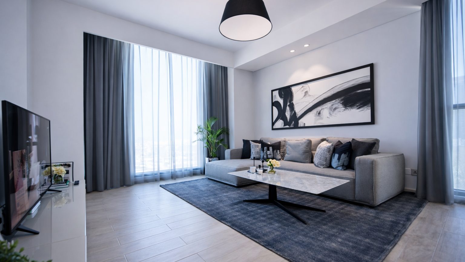 1-Bedroom Apartment with Gym and Pool Access