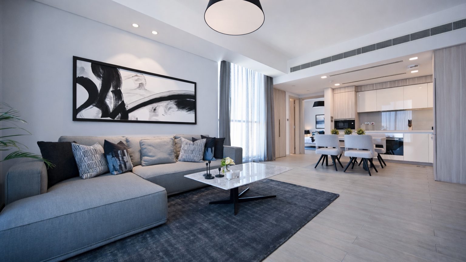 1-Bedroom Apartment with Gym and Pool Access