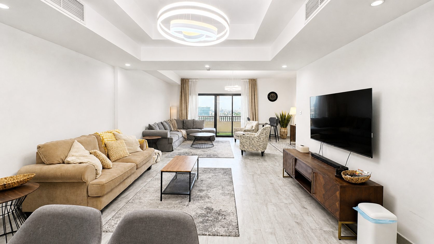 Three Bedroom Apartment with Maid Room and Pool