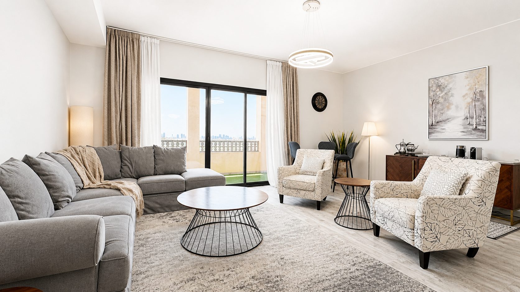 Three Bedroom Apartment with Maid Room and Pool