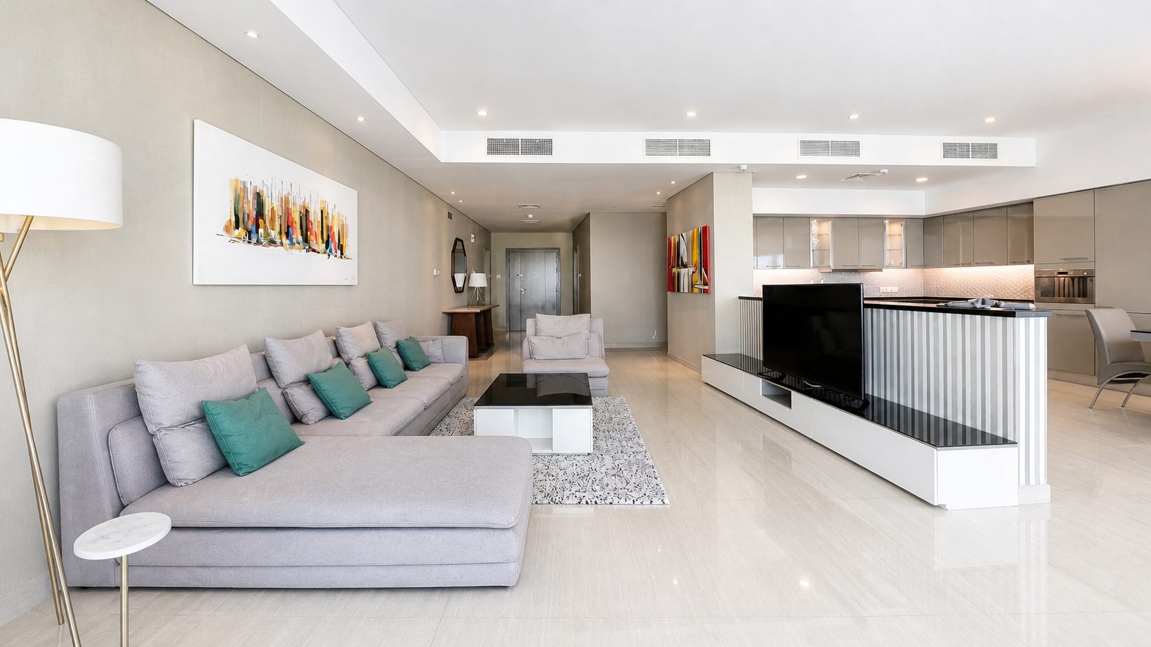 Two Bedroom Apartment with Maid Room