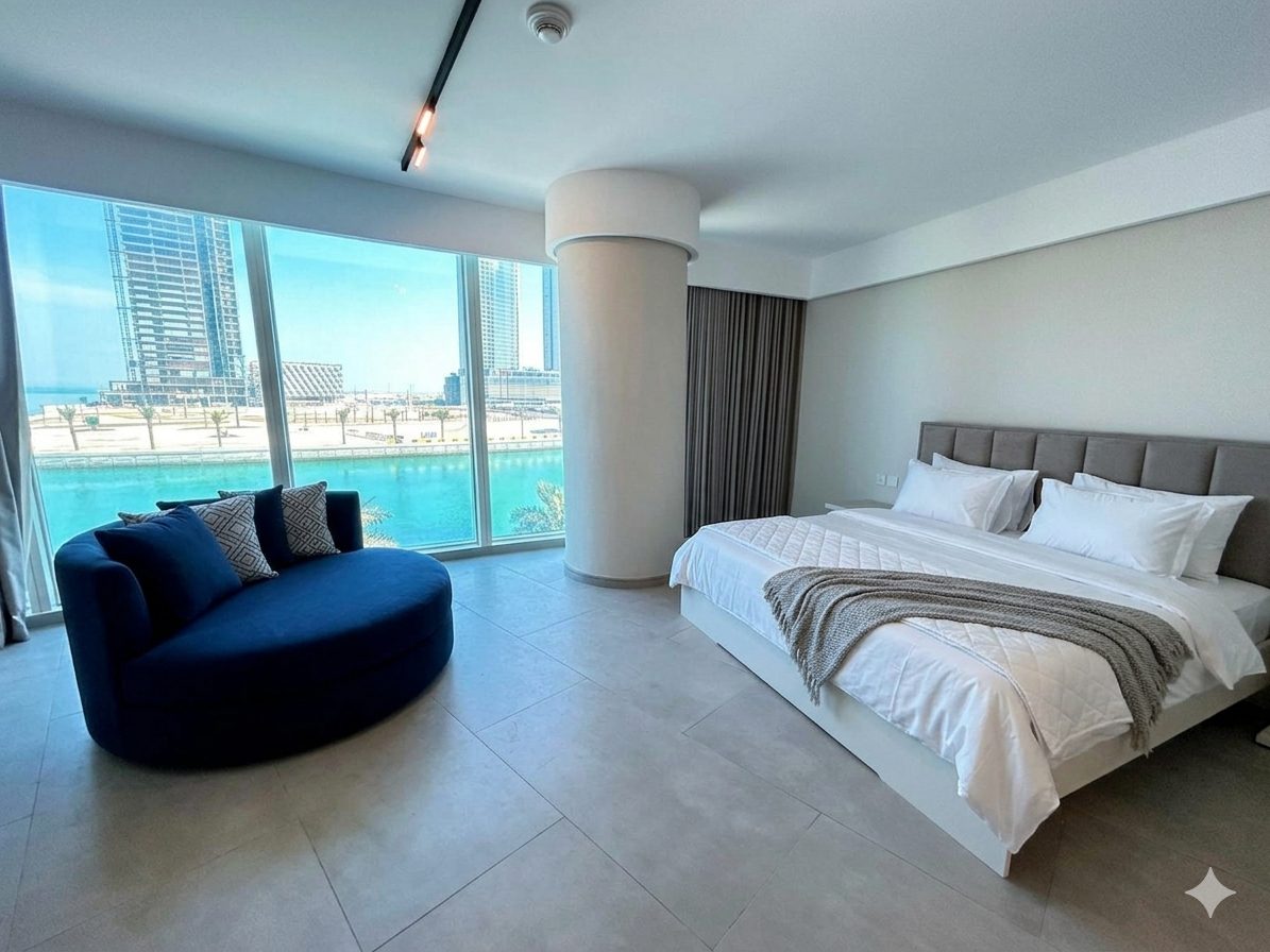 One-Bedroom Flat with Gym and Pool Access