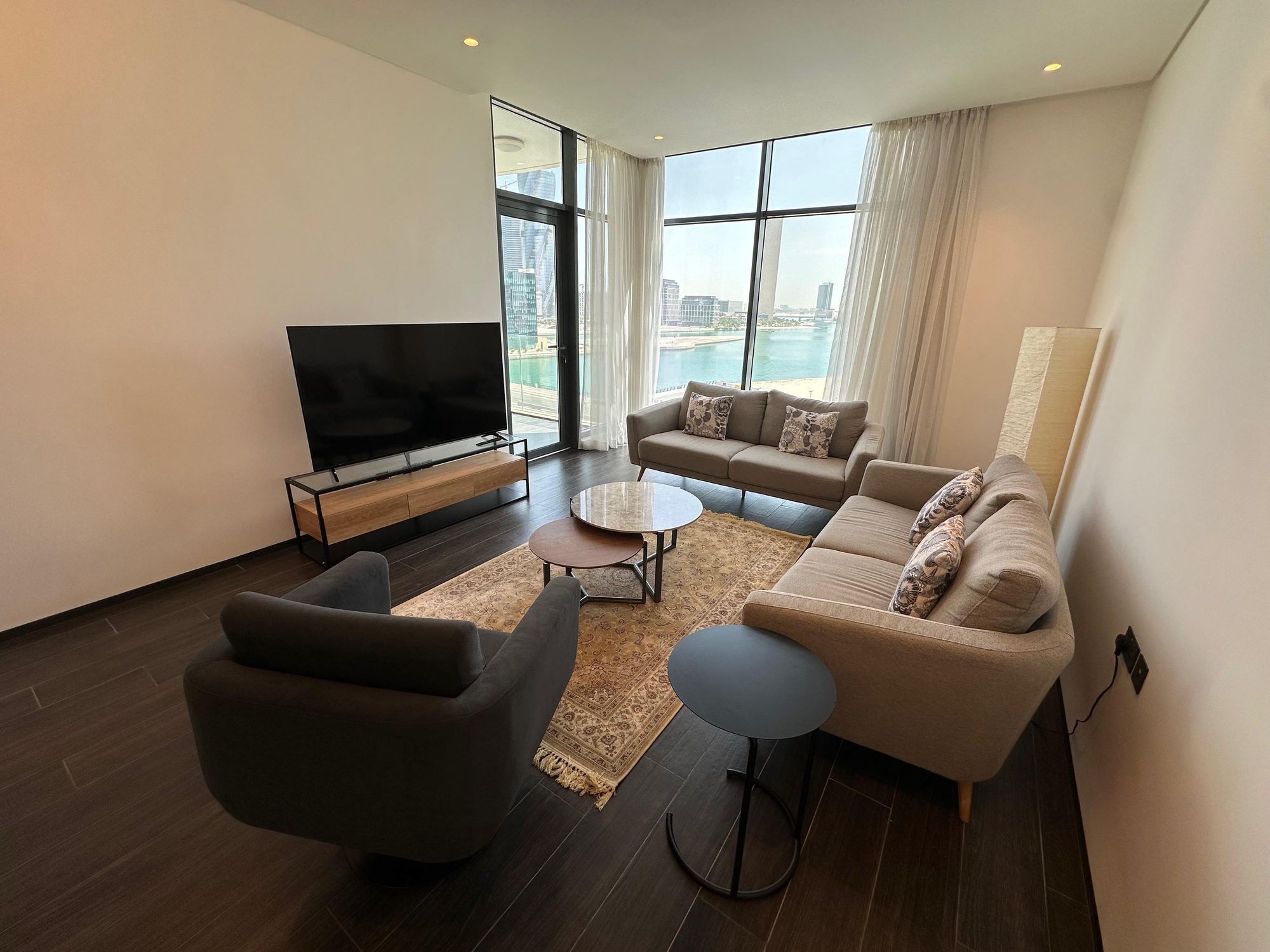 Two-Bedroom Flat with Water Views, Central Manama