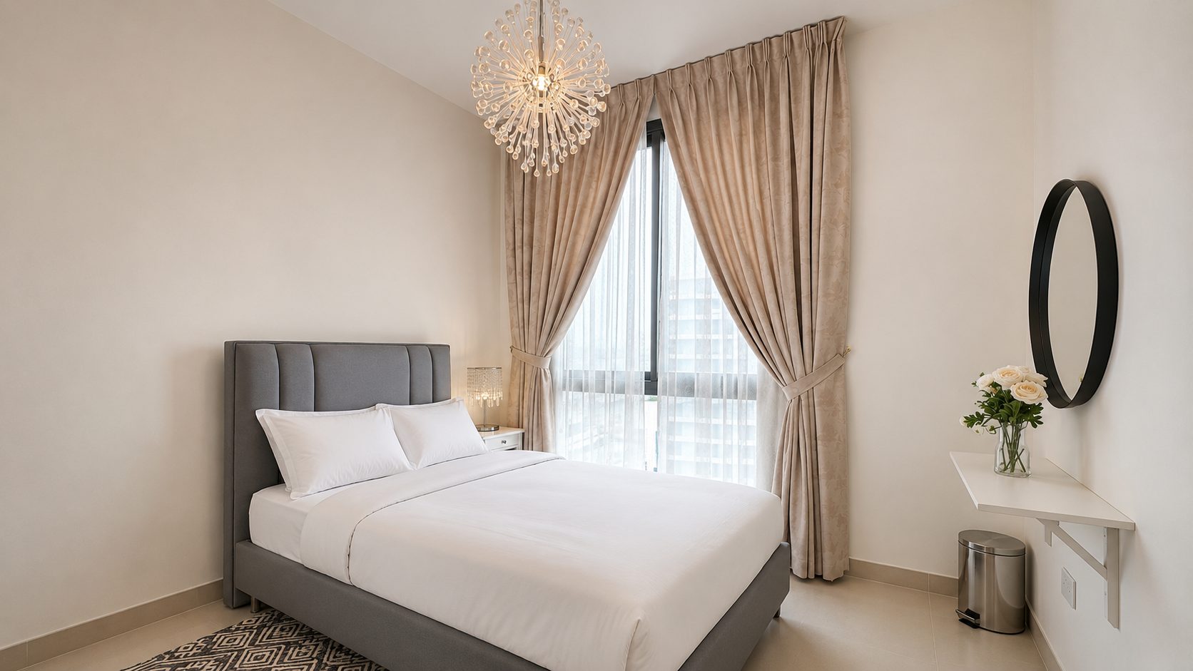 Three Bedroom Apartment with Maid Room