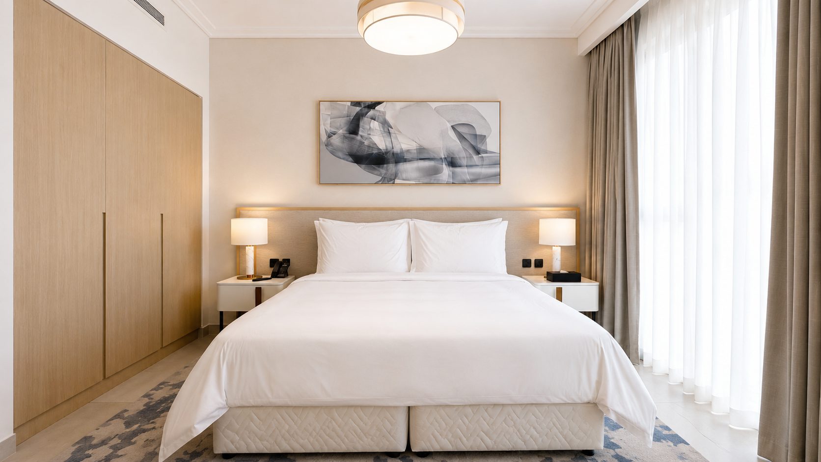 One-Bedroom Apartment, 51 sqm, Fully Furnished