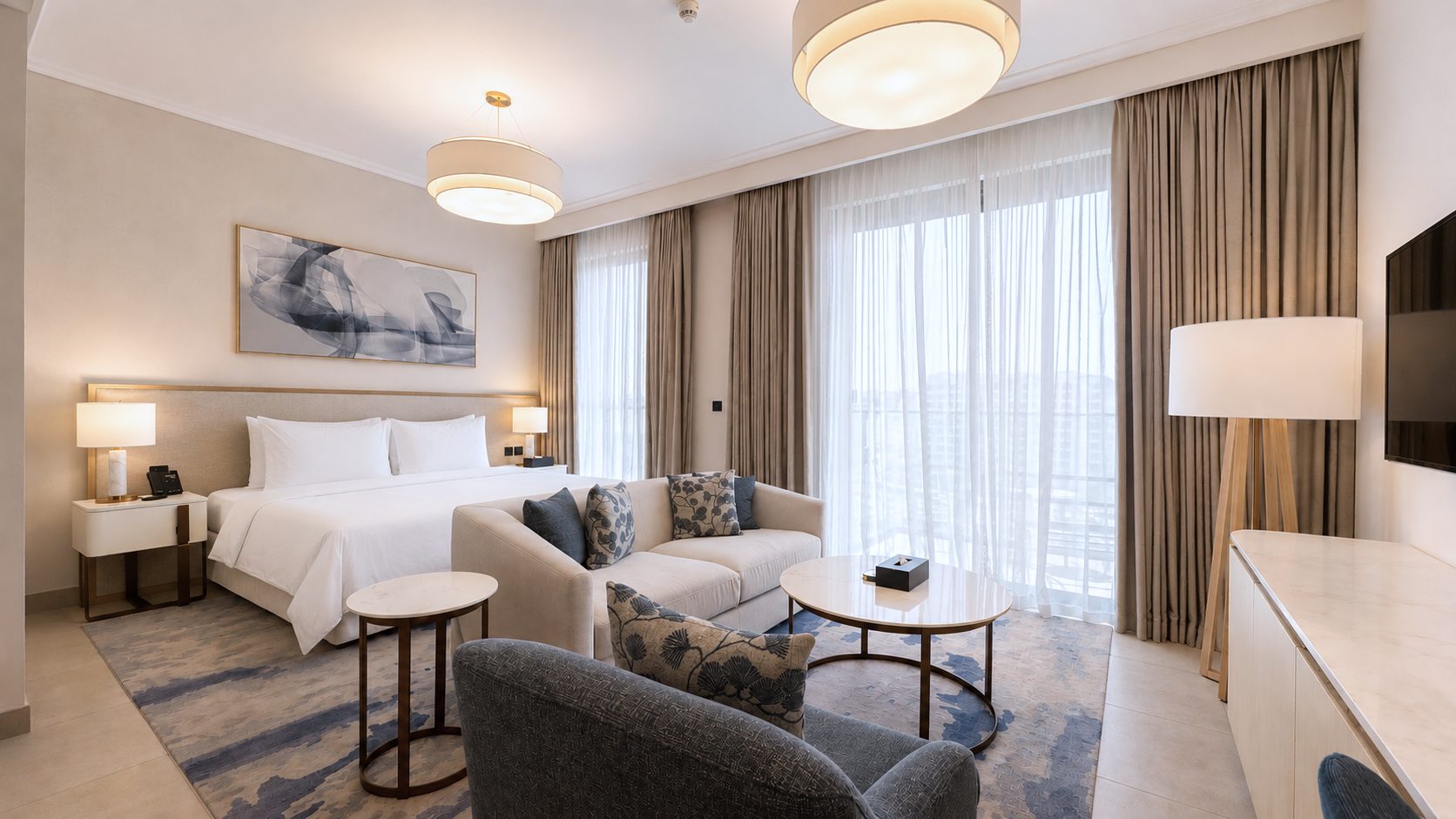 One-Bedroom Apartment, 51 sqm, Fully Furnished