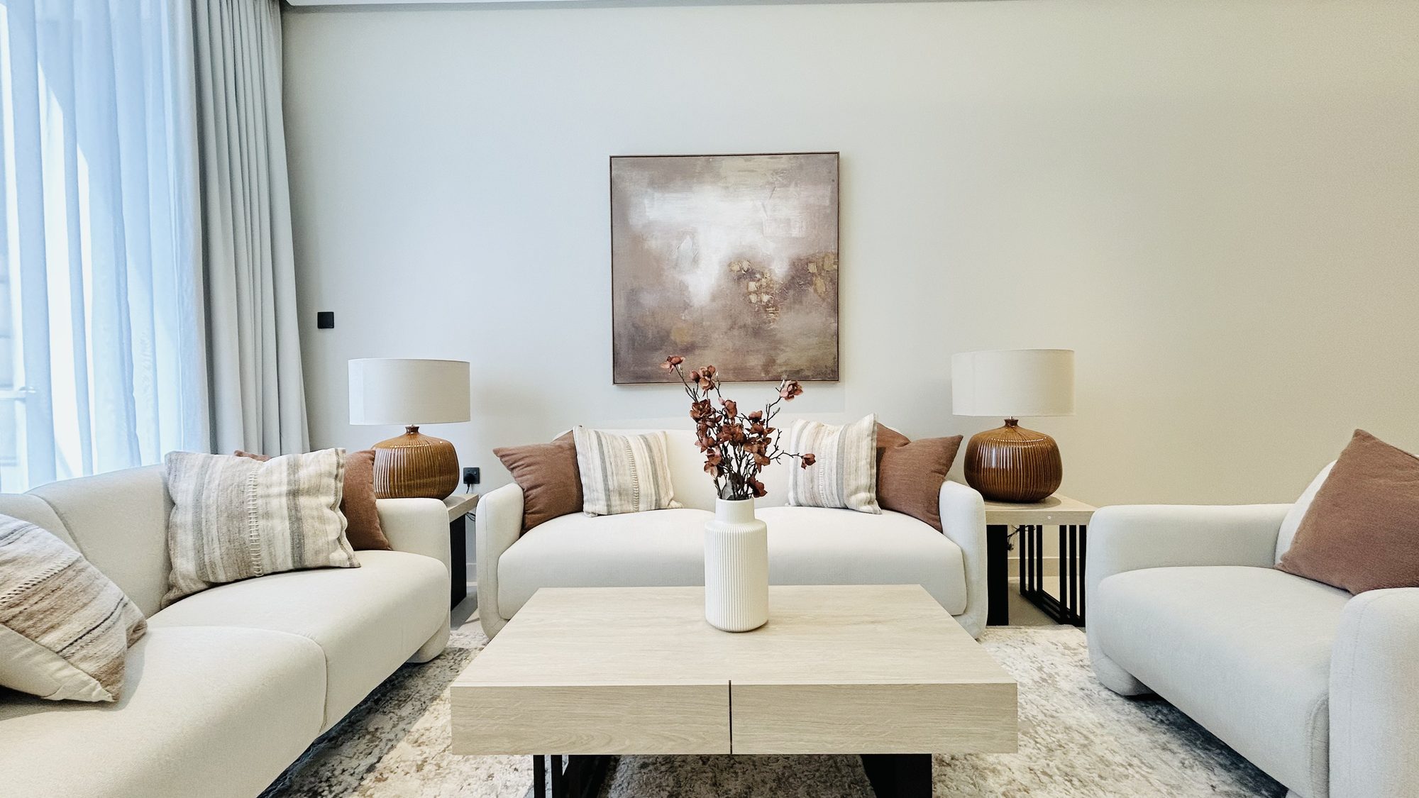 Two-Bedroom Apartment with Three Bathrooms