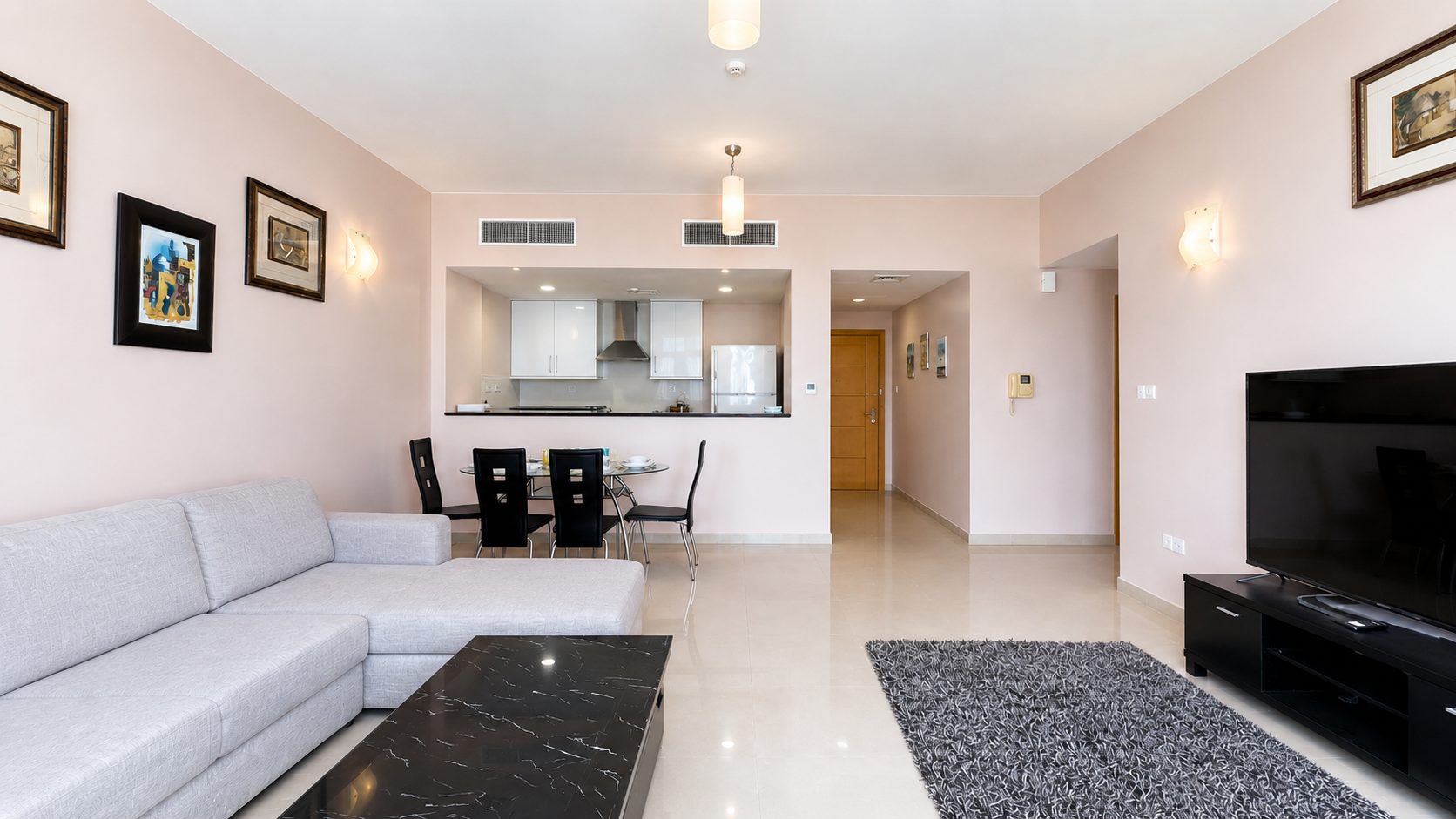 Two-Bedroom Fully-Furnished Apartment with Pool Access
