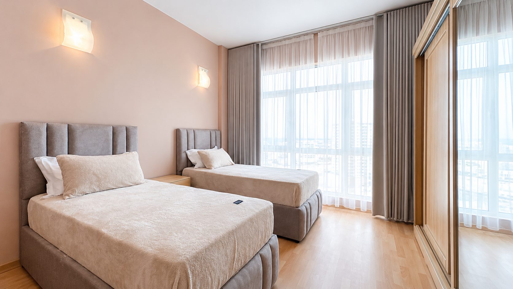 Two-Bedroom Fully-Furnished Apartment with Pool Access