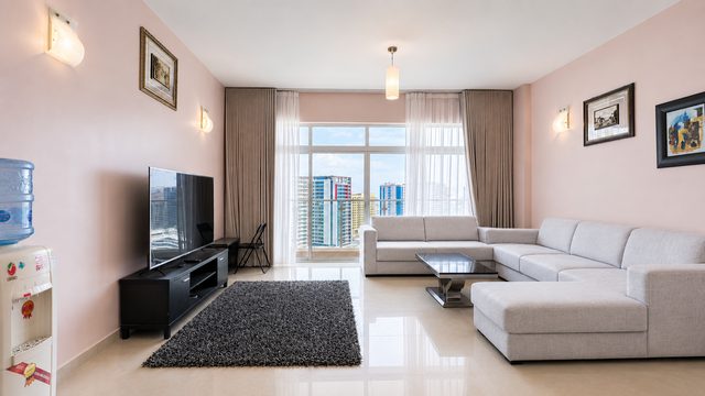 Two-Bedroom Fully-Furnished Apartment with Pool Access