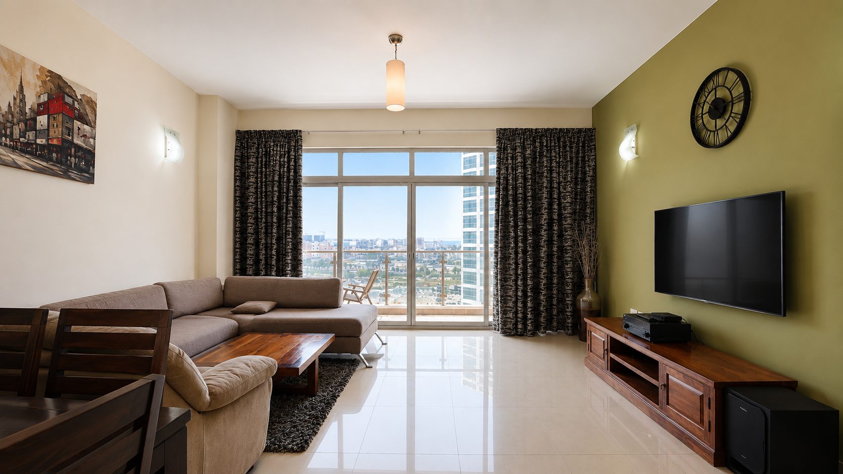 Two-Bedroom Apartment with Dual Balconies
