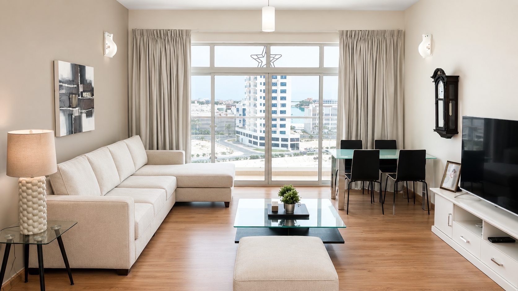 Two-Bedroom Apartment with Pool and Gym Access