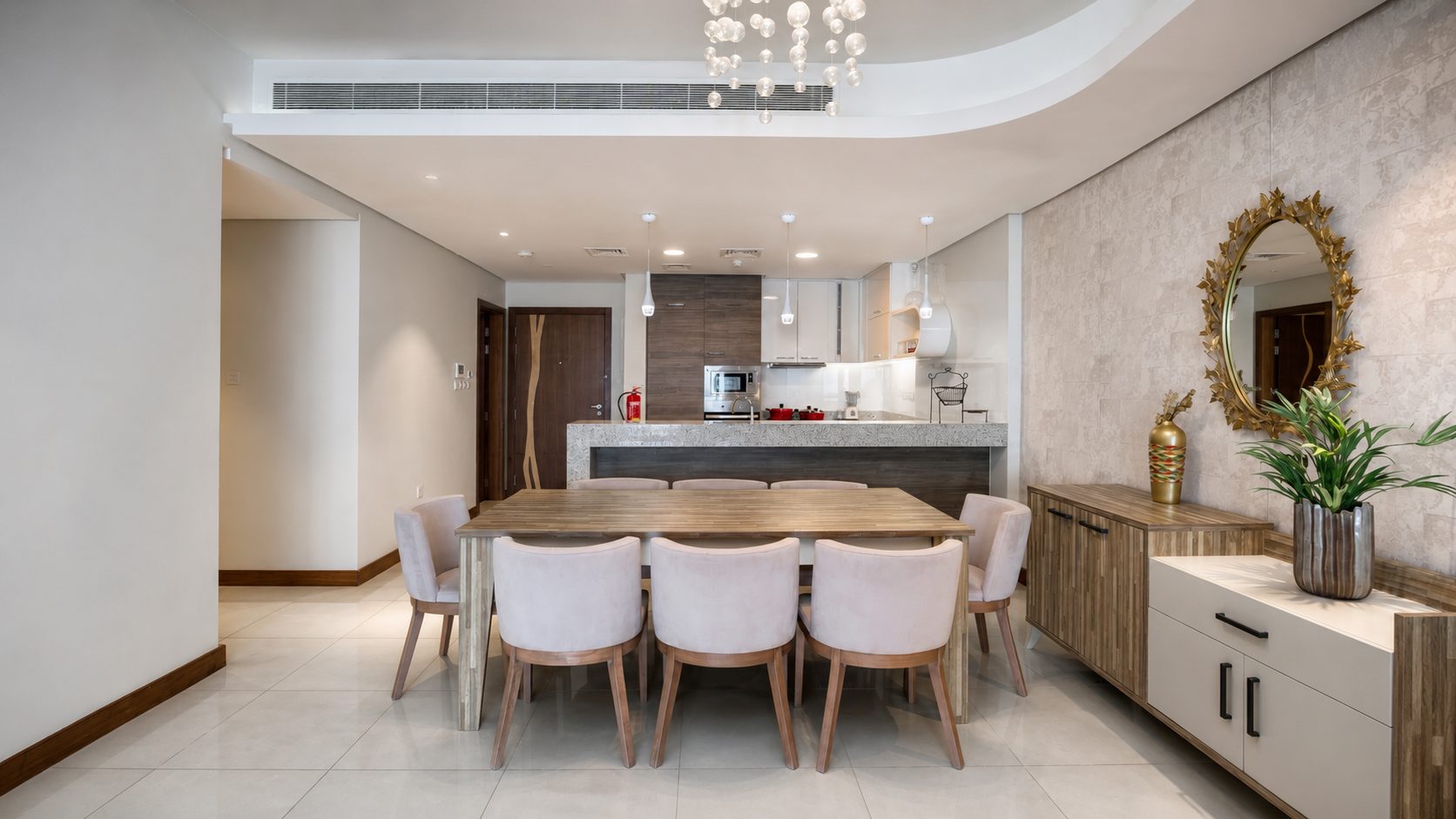 Two Bedroom Apartment with Maid Room