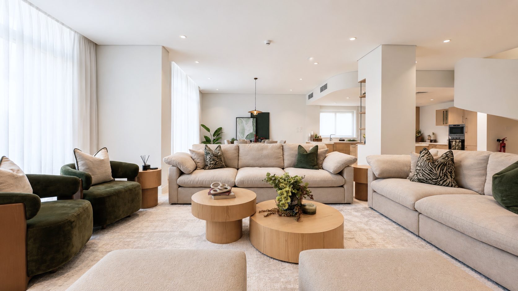 3 Bedroom Duplex with Maid Room and Pool