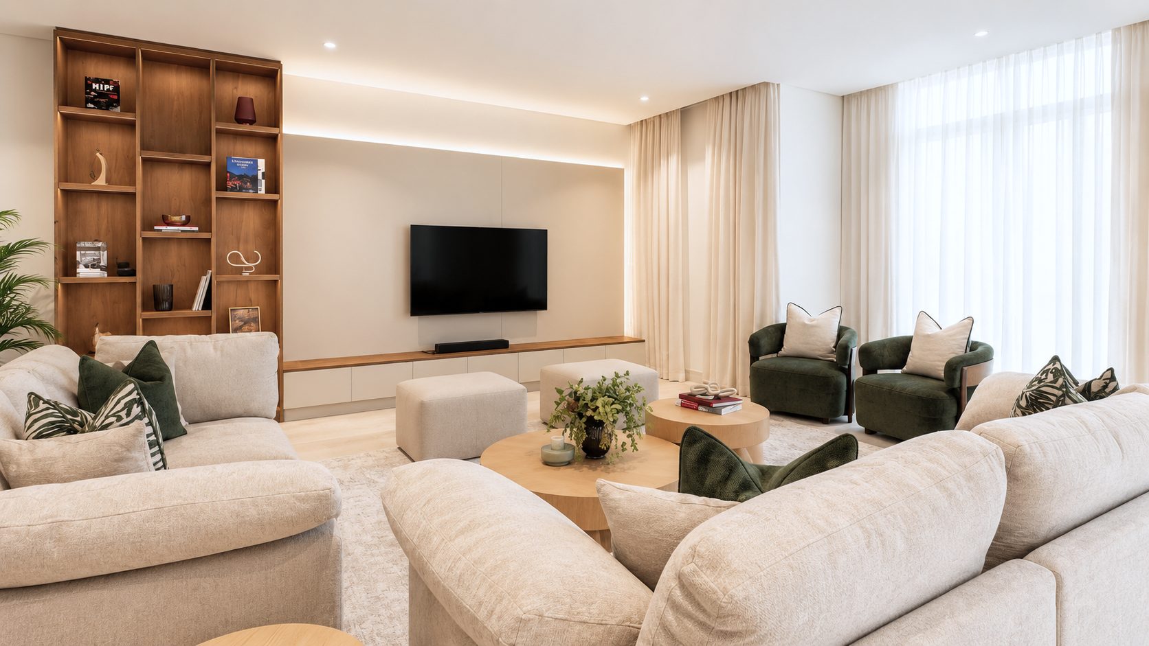 3 Bedroom Duplex with Maid Room and Pool