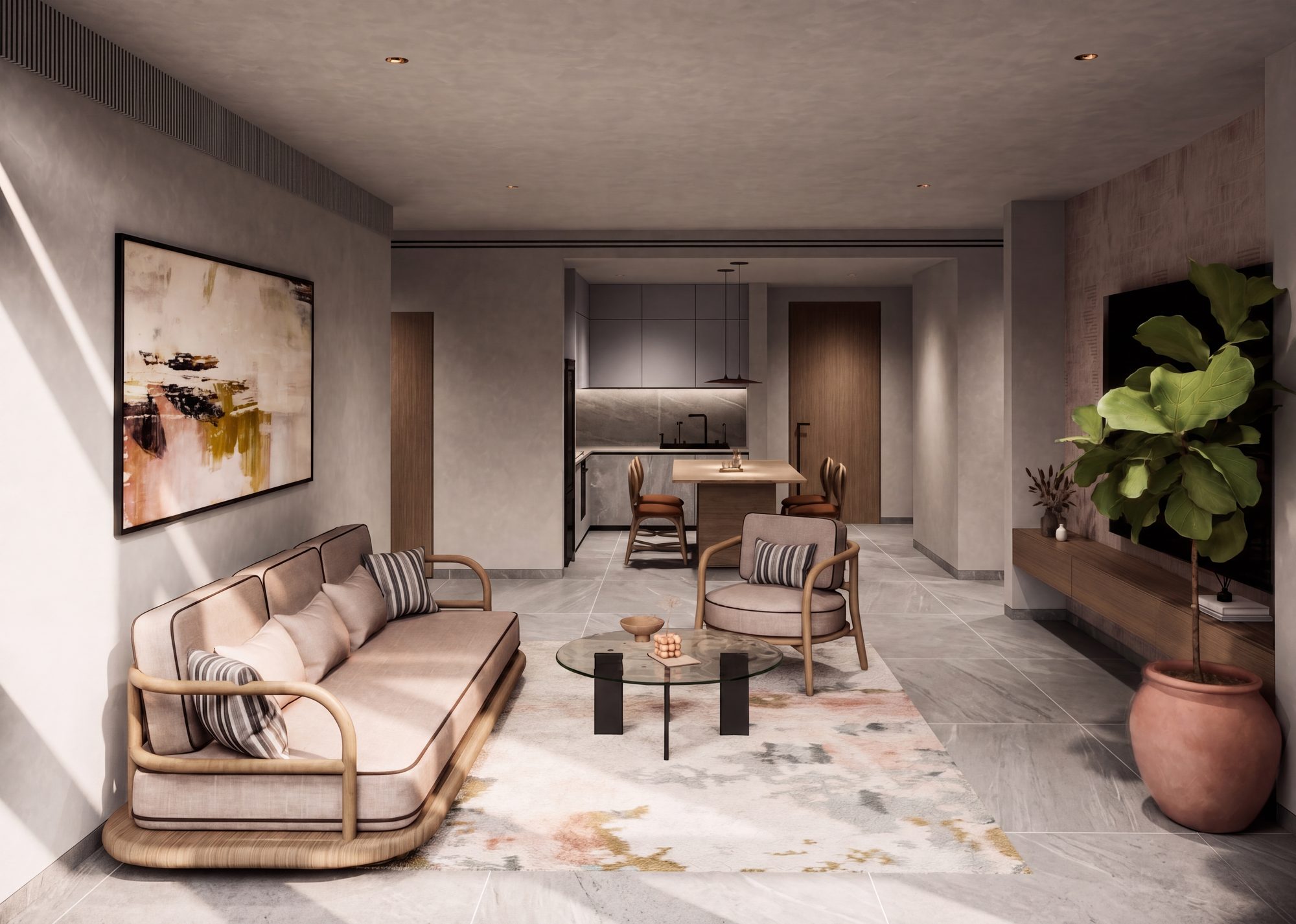 One-Bedroom Hotel Apartment with Shared Facilities