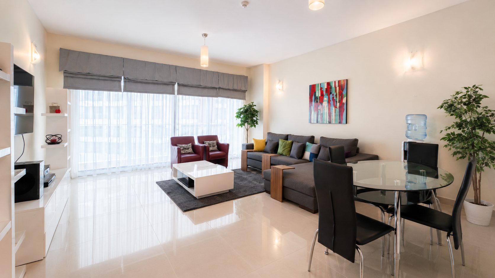 Two-Bedroom Apartment with Pool and Water Views