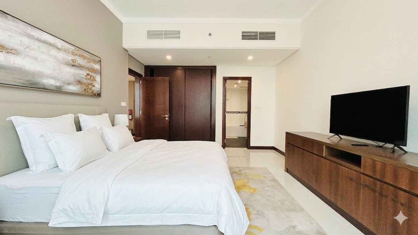 One-Bedroom Apartment with Two Bathrooms in Juffair