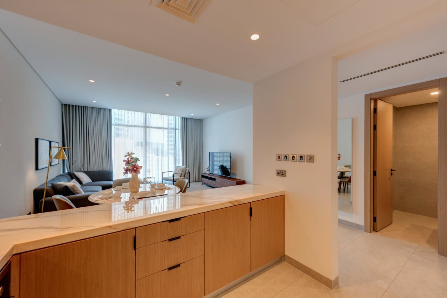 One-Bedroom Flat with Water Views