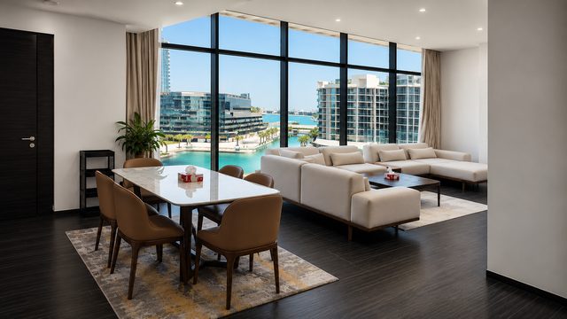 Two-Bedroom Apartment, Three Bathrooms, Seef