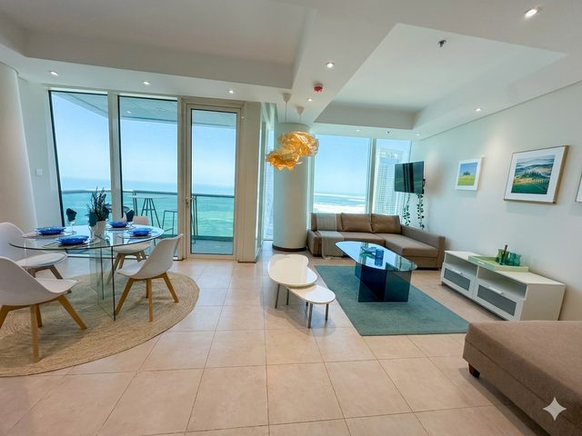2-Bedroom Flat with Water Views and Pool