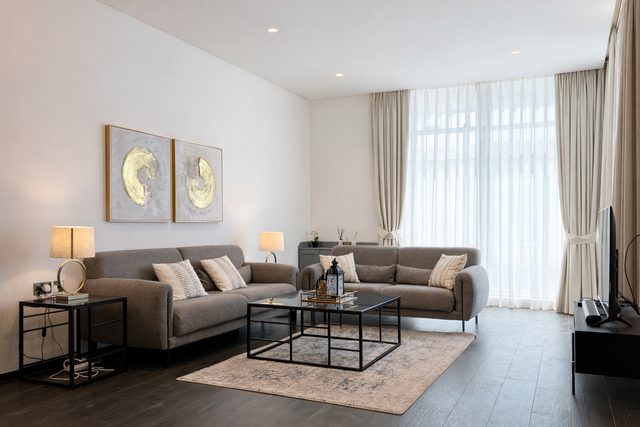 Two-Bedroom Apartment with Three Bathrooms