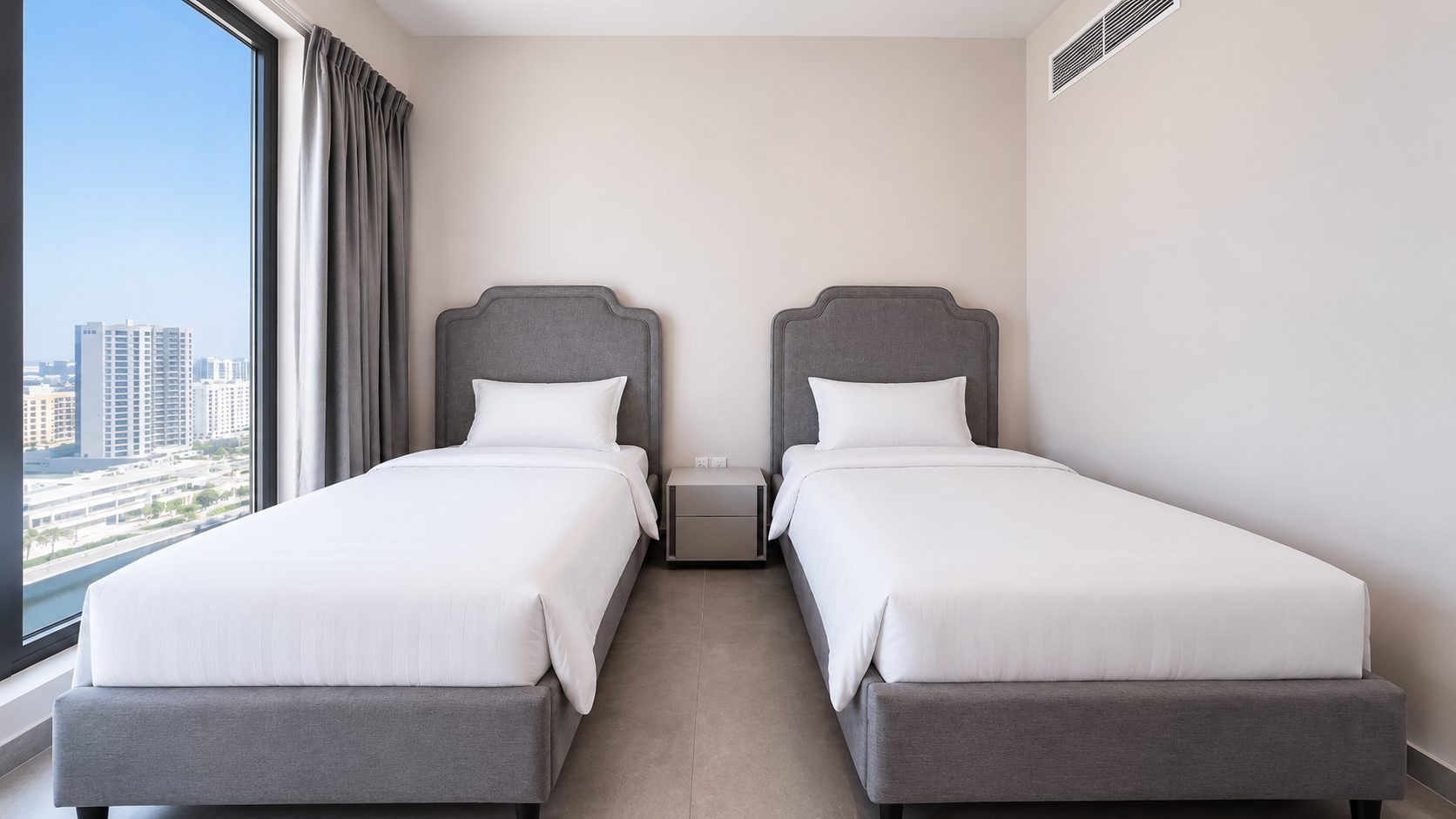 Three-Bedroom Apartment with Maid Room