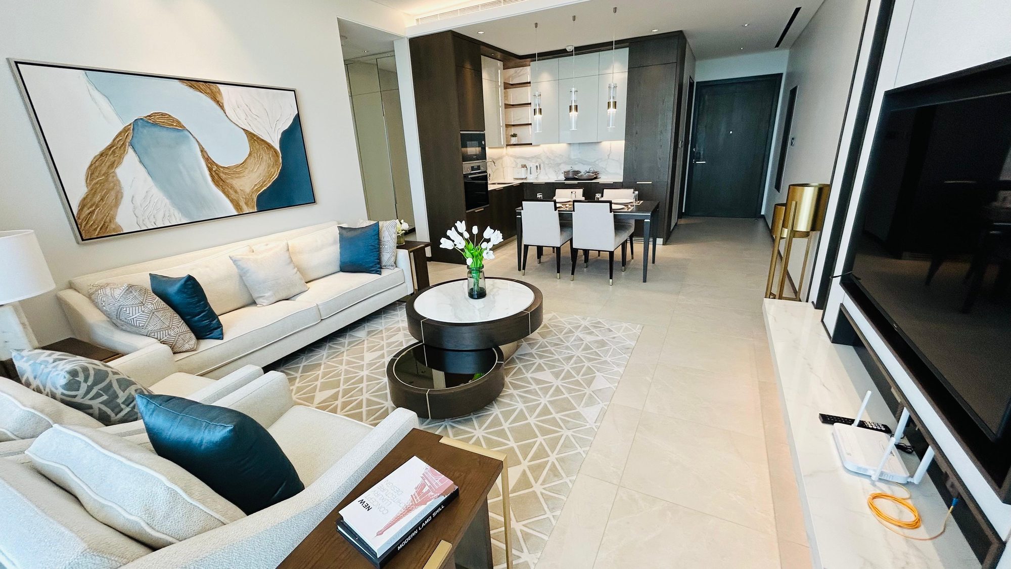 One Bedroom Apartment with Two Bathrooms