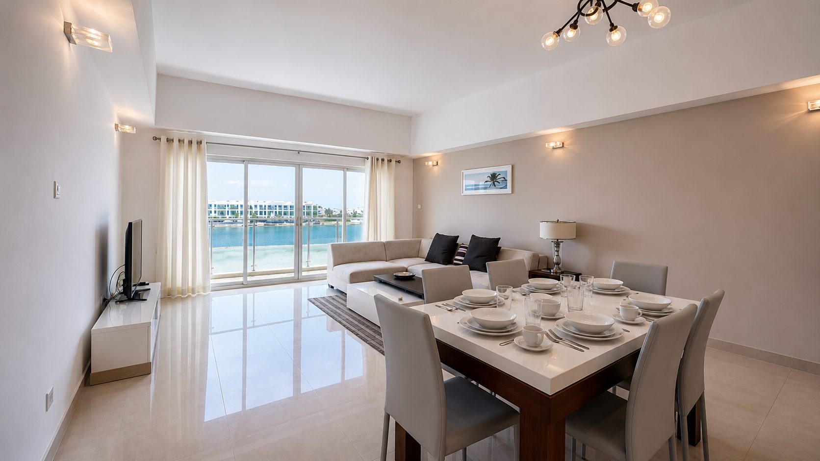 Two-Bedroom Apartment with Water Views