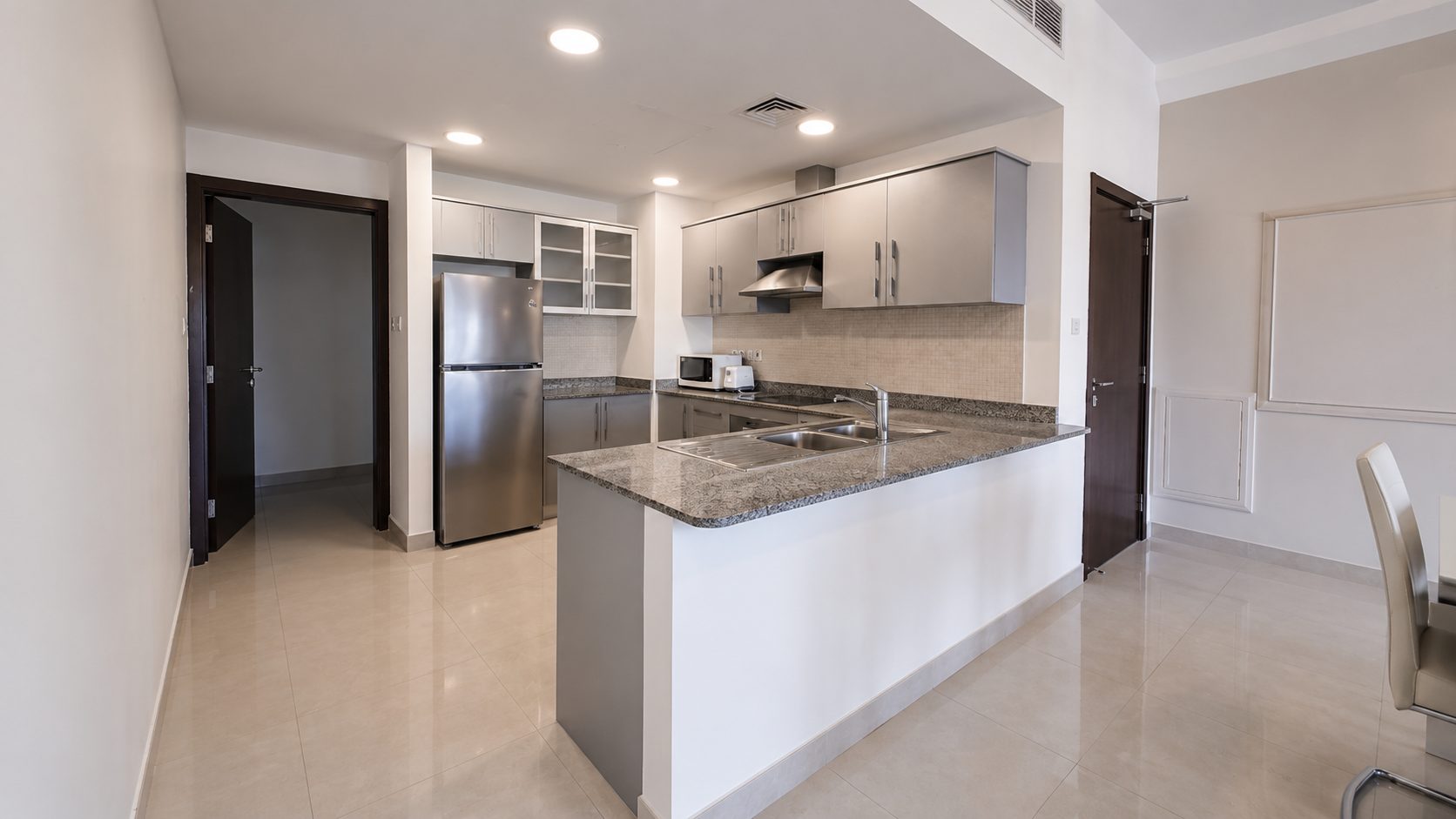 Two-Bedroom Apartment with Balcony and Pool Access