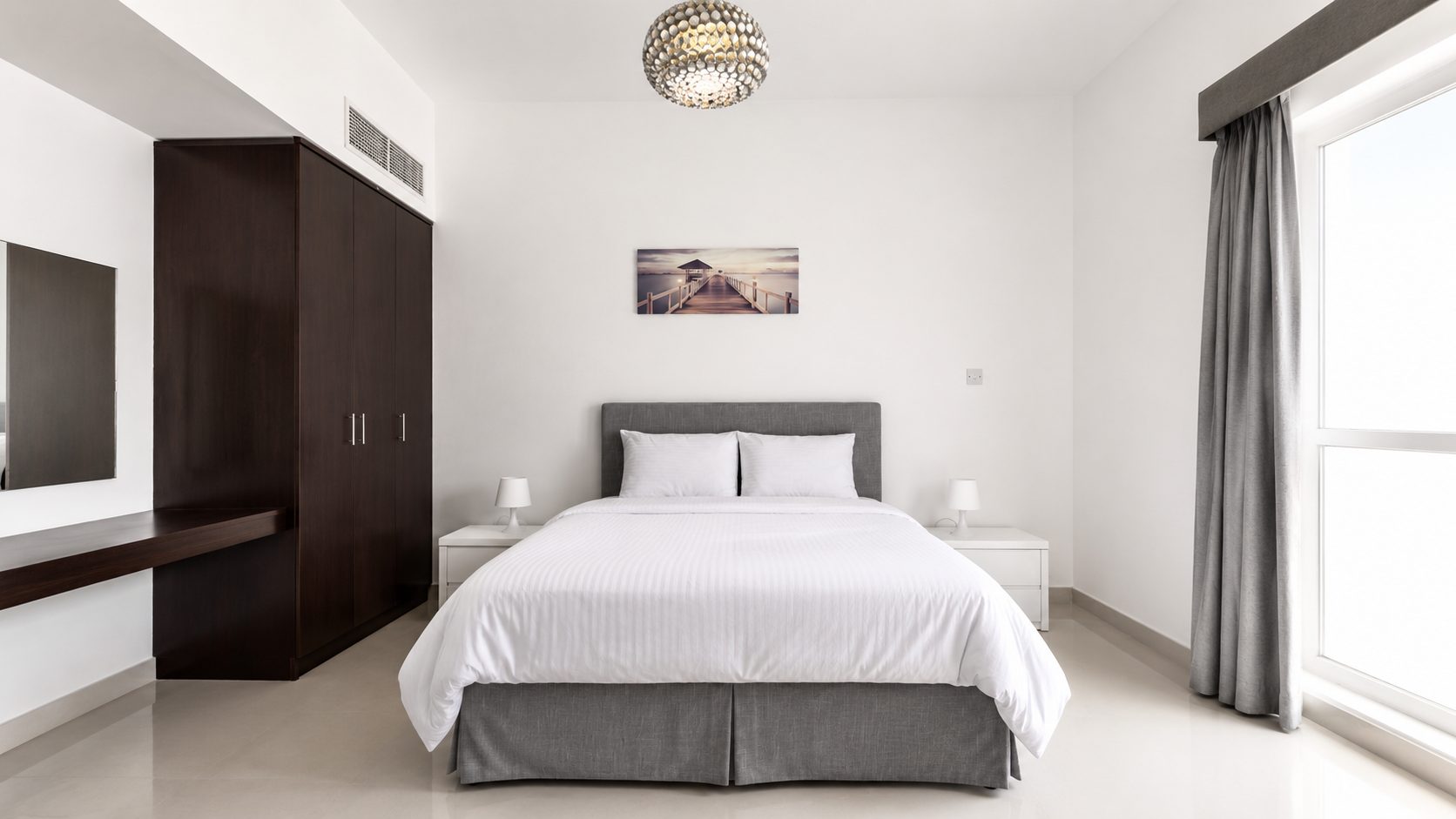 Two-Bedroom Apartment with Balcony and Pool Access