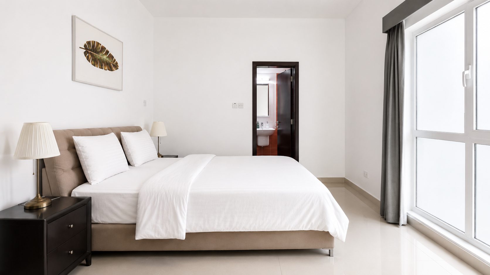 Two-Bedroom Apartment with Balcony and Pool Access