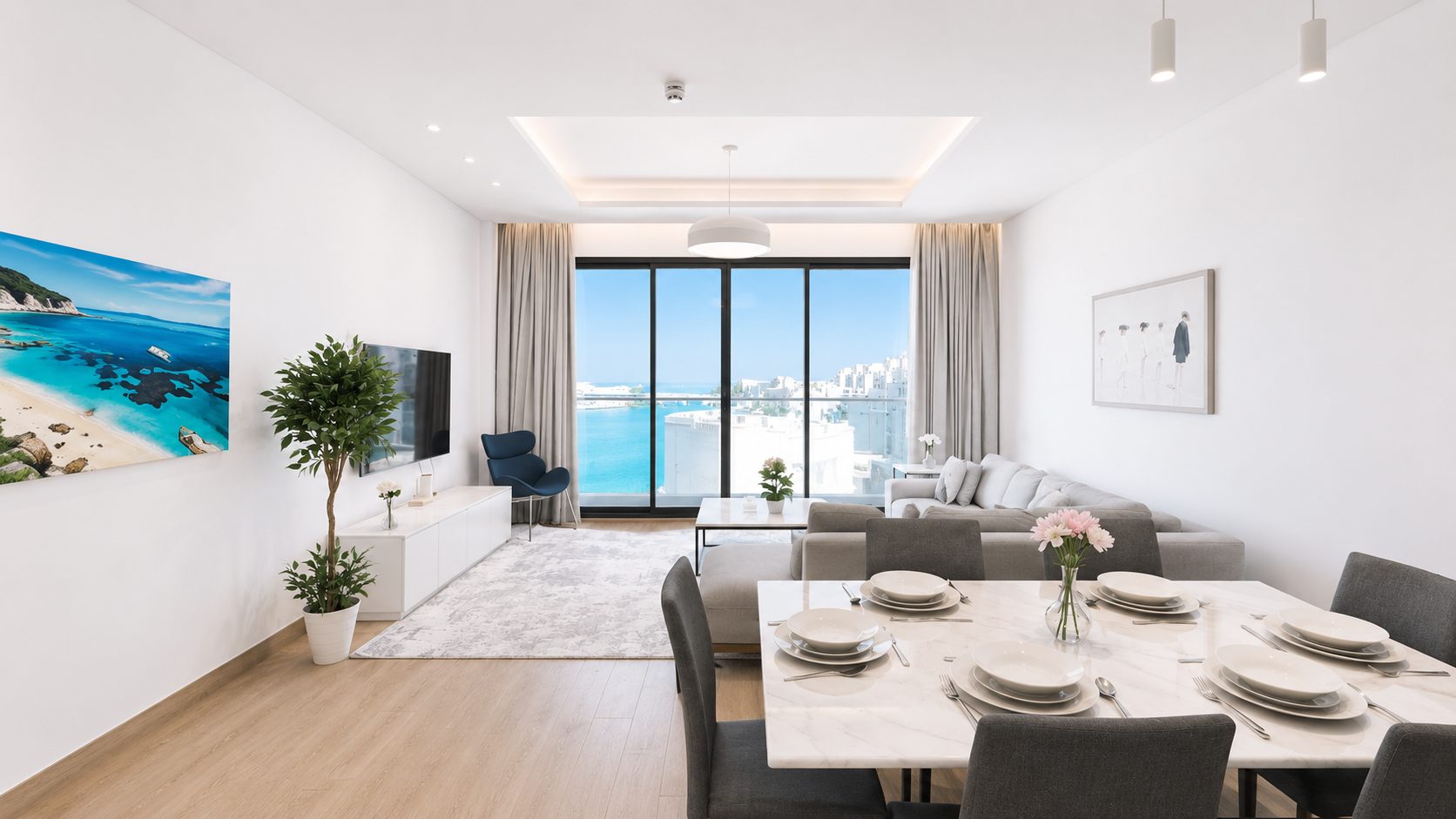 2-Bedroom Apartment with Water Views and Pool