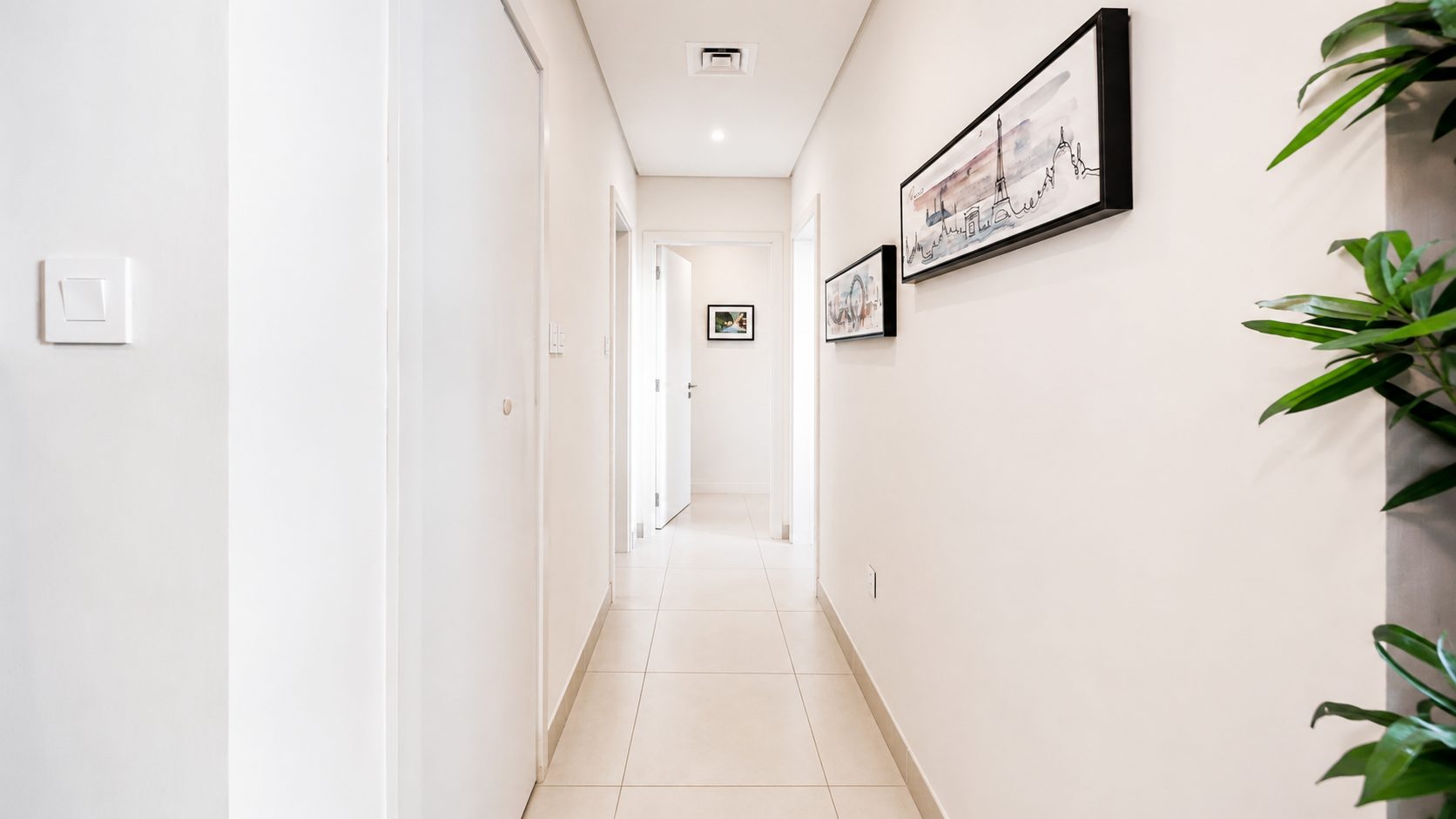 Two-bedroom apartment with pool and gym access