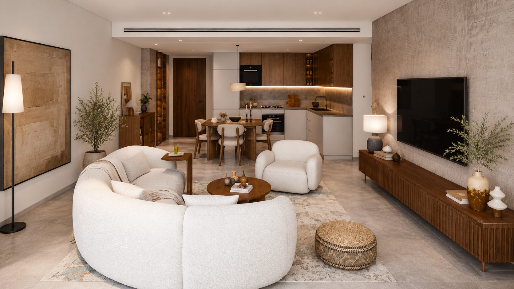 One Bedroom Apartment with Dual Bathrooms
