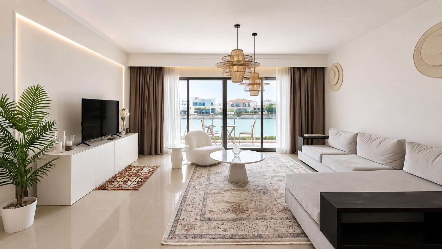 Two-Bedroom Apartment with Water Views