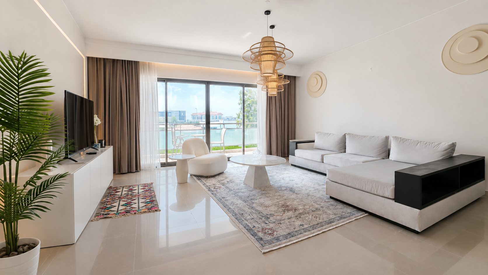 Two-Bedroom Apartment with Water Views