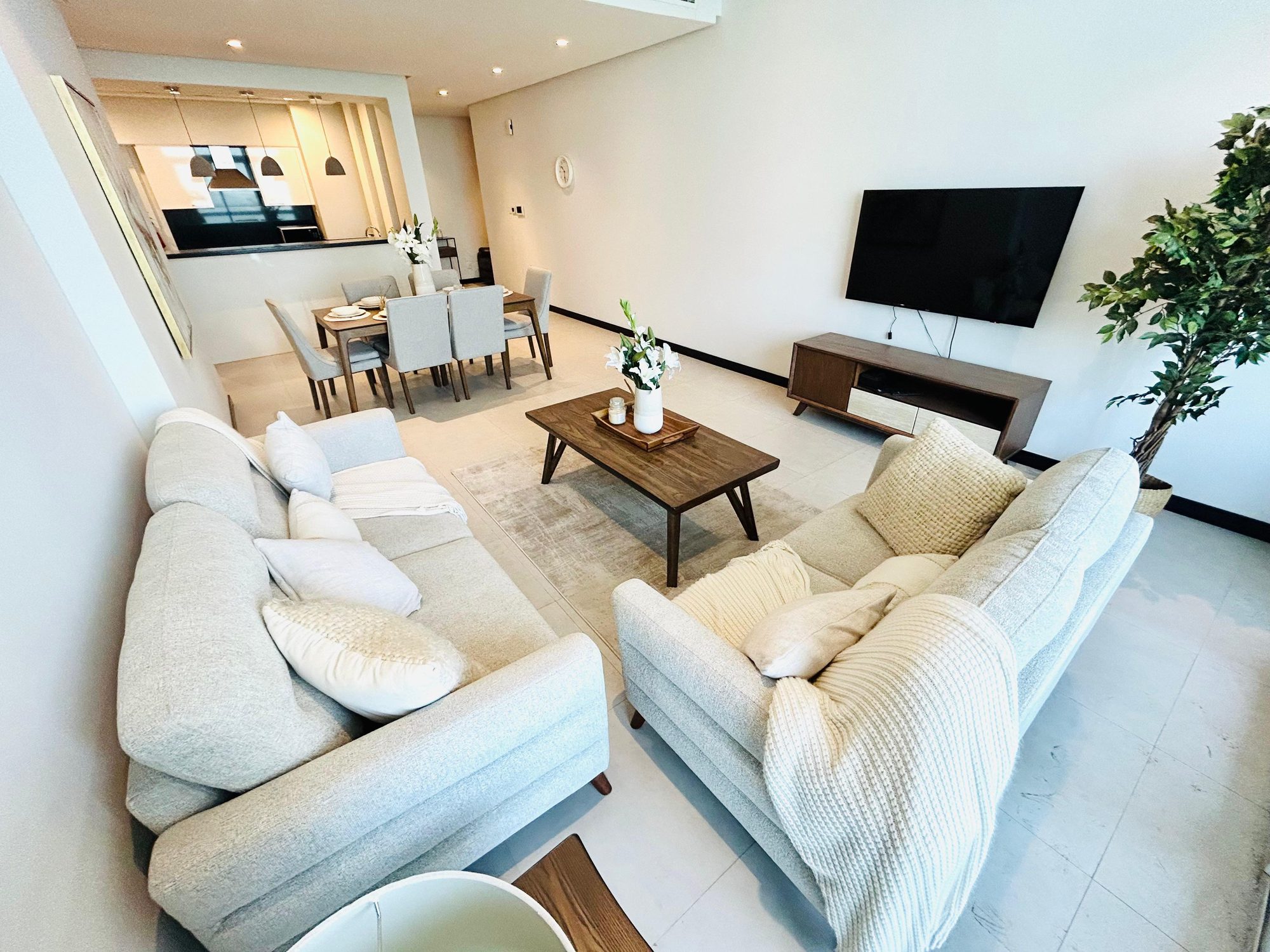 Three-Bedroom Apartment with Maids Room