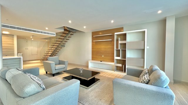 Three-Bedroom Duplex with Maid Room and Pool